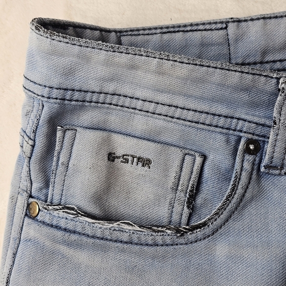 G-Star Raw Denim Jeans Light Wash Revend Super Slim Size 34 Men’s - Picture 2 of 16